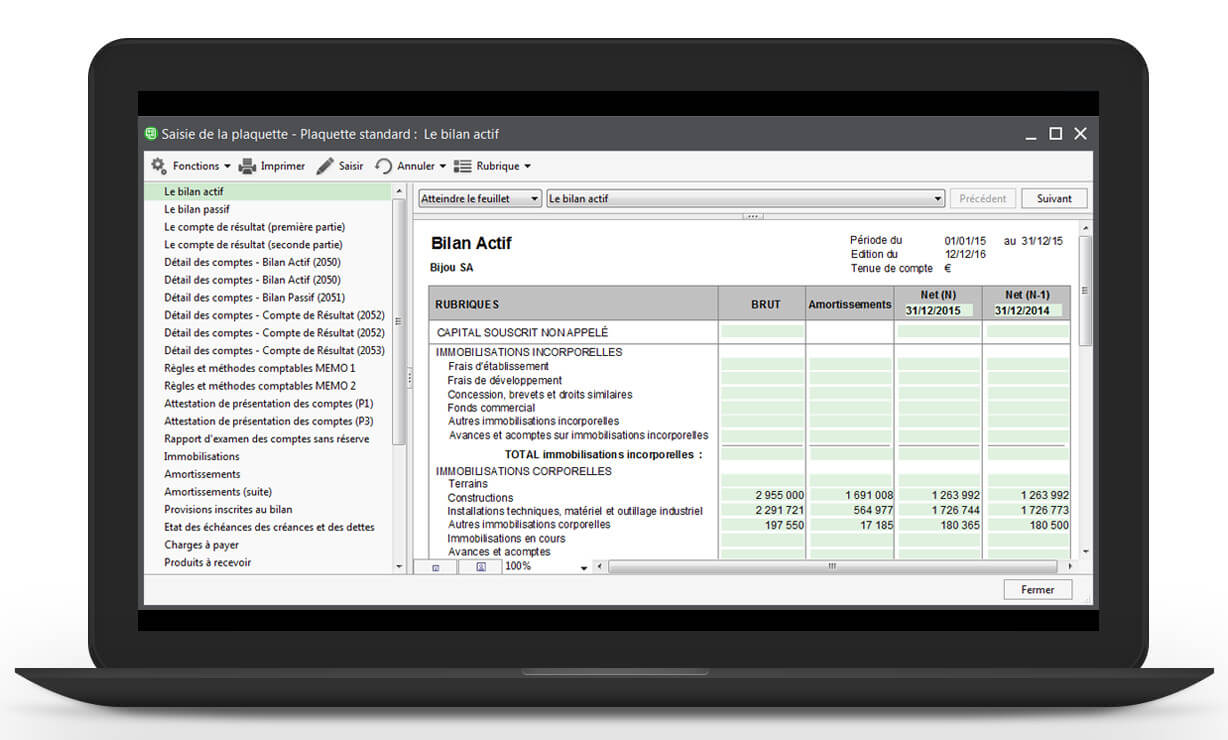 Sage 100cloud états comptables et fiscaux - Plaquette comptable