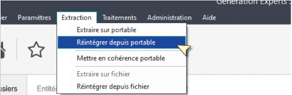 Extraction de(s) dossier(s) sur portable 