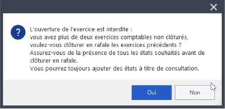 créer nouvel exercice dans Sage Génération Experts